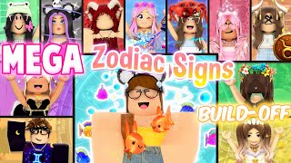 MEGA Zodiac Bedroom BuildOff CHALLENGE Panda Vs 11 FANS [upl. by Odrahcir47]