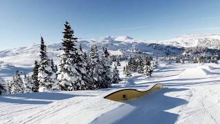 Take a look at our Spring Hill Terrain Park  Sunshine Village  Ski amp Snowboard Banff Canada [upl. by Assirrem252]