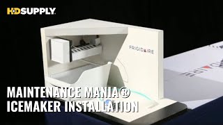 Frigidaire® Icemaker Installation  Maintenance Mania® [upl. by Llegna]