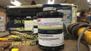 3m body schutz rubberized undercoating for my camaro part 2 [upl. by Henryson538]