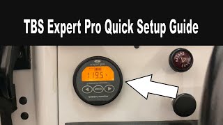 TBS Expert Pro Battery Monitor Quick Setup Guide  EV Show [upl. by Ahsikin]