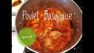 Recette de MON POULET BASQUAISE 😋 [upl. by Rednaeel457]