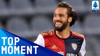 Pavoletti scores OUTRAGEOUS backheel goal  Cagliari 20 Spezia  Top Moment  Serie A TIM [upl. by Ivey]