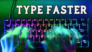 Learn how to type REALLY FAST 200wpm [upl. by Fe]