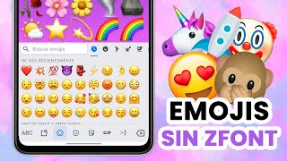 Nuevos EMOIJIS de iPhone Para ANDROID Sin Zfont [upl. by Ahsilet]