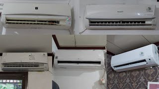 My Air Conditioners 2021 v1  Sharp Daikin Panasonic and LG [upl. by Dunaville]