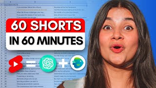 I made 60 YouTube shorts in 60 mins with just 2 AI tools [upl. by Hpsoj920]