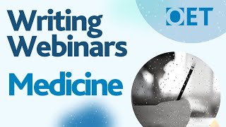 OET Writing Webinar with Rebecca Medicine Sample Test 4 [upl. by Arutnev507]