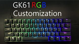 GK61 RGB LED Tutorial Best Budget Keyboard [upl. by Herbst]