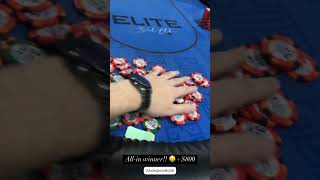 👑Lotti allin win pot Quad 2’spoker casino gambling wpt fyp pokerstars explorepage shorts [upl. by Gallard]