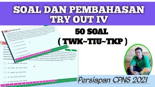 Soal dan Pembahasan SKDTWKTIUTKP  TO4Persiapan CPNS 2021 [upl. by Ssac377]