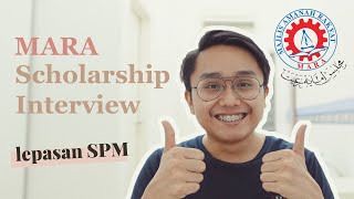 MARA quotScholarshipquot Interview Experience  MARA YTP Sponsorship untuk Lepasan SPM [upl. by Gillead703]