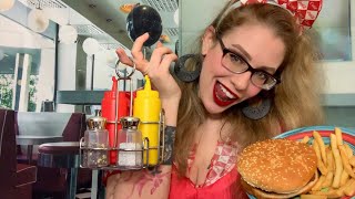 ASMR Lunch In The 80s  Your Best Friends Diner [upl. by Prager]