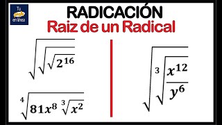 RADICACIÓN 10 Raíz de un Radical [upl. by Ezechiel]