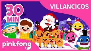 Los Mejores Villancicos Navideños  Recopilación  Villancicos de Navidad  Pinkfong [upl. by Yanej]