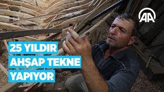 25 yıldır ahşap tekne yapıyor [upl. by Ellette]