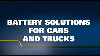 VARTA  Battery Solutions for Cars amp Trucks [upl. by Ecyal190]