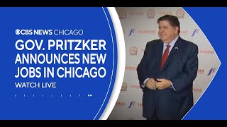 Gov Pritzker announces new investments and jobs in Illinois  CBS News Chicago [upl. by Fitzhugh]