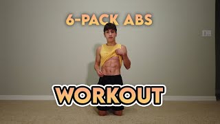 How To Get SIXPACK ABS The Fast Way  Intense At Home Workout  FullTimeNinja [upl. by Imray192]