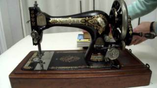 How to clean and oil a vintage sewing machine Part 1 [upl. by Eselehs]