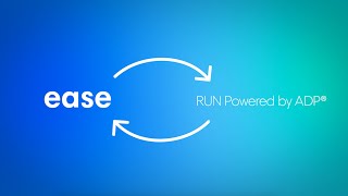 Ease  RUN Powered by ADP® Integration [upl. by Anitsuj]