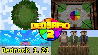 Mapa de DEDsafio Mas completo que podrás encontrar  Minecraft bedrock [upl. by Dnaleel]