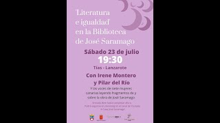 quotLiteratura e igualdadquot en la Biblioteca de José Saramago [upl. by Bron]