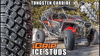 iGrip Tungsten Carbide Screw Stud Installation  Offroad Tire Studs  UTVSXSATV4X4FarmEquipment [upl. by Yeniar505]