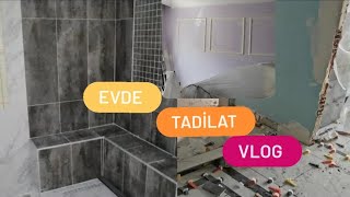 EŞYA VARKEN TADİLAT ÇOK ZORMUŞ ‼️Banyo Yenileme  Ev Tadilatı Tadilat Tamirat Vlog Part 1 [upl. by Vyse657]