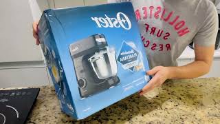 Unboxing Completo Batedeira Planetária Oster Bowl Inox III [upl. by Ogu]