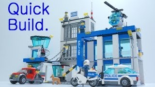 레고 스톱모션 경찰본부 Lego City Police Station 60047  Quick Build [upl. by Phemia]