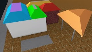 BloxBurg Tutorial Custom Floors And Roofs [upl. by Eilyk]