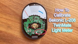 How To Calibrate Sekonic L208 Twinmate Analog Light Meter [upl. by Pauletta]