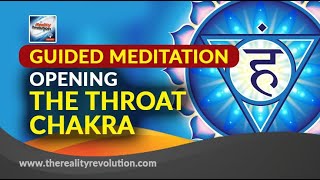 Guided Meditation Opening The Throat Chakra [upl. by Sonitnatsnoc]