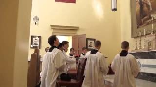 Salve Regina Solemn Tone FSSP [upl. by Poulter]