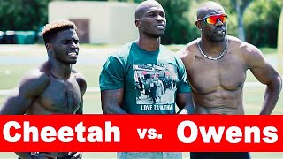 TERRELL OWENS vs TYREEK HILL RACE [upl. by Anom]