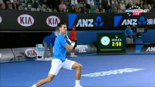 Novak Djokovic Forehand Slow Motion Compilation 2015 [upl. by Nalym127]