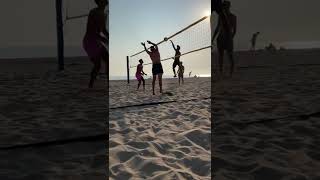 4’s Beach Volleyball with TJ Defalco and 41st Crew [upl. by Hume90]