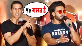 Akshay Kumar ANGRY on Media for INSULTING Ranveer Singh [upl. by Cecily333]