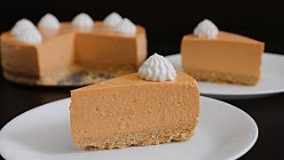 NoBake Pumpkin Cheesecake Recipe [upl. by Nickolai]