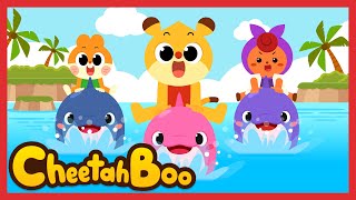 💝Kindhearted Dolphin Family🐬  Sea Animal song  Song for kids  Mother goose  cheetahboo [upl. by Heisel51]