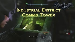 Batman Arkham Origins Industrial District Comms Tower with Commentary [upl. by Gnuhp]