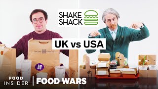 US vs UK Shake Shack  Food Wars [upl. by Dyer]