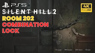 Silent Hill 2 Remake Blue Creek Padlock Code  Room 202 Combination Lock [upl. by Ennazzus322]