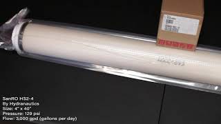 SANRO HS24 4 x 40 129 psi Reverse Osmosis Membrane [upl. by Eadrahs]