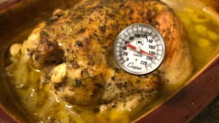 Whole Roasted Chicken From Frozen  Easy Convenient Recipe [upl. by Marmion]