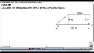 Perimeter of Composite Figures [upl. by Ecidnak]