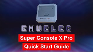 How To Use Super Console X Pros EmuELEC UI [upl. by Gard]