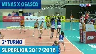 Minas x Osasco  Returno  Superliga de Vôlei Feminino 20172018 [upl. by Ymeraj135]