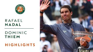 Rafael Nadal vs Dominic Thiem  Final Highlights  RolandGarros 2019 [upl. by Leventis]